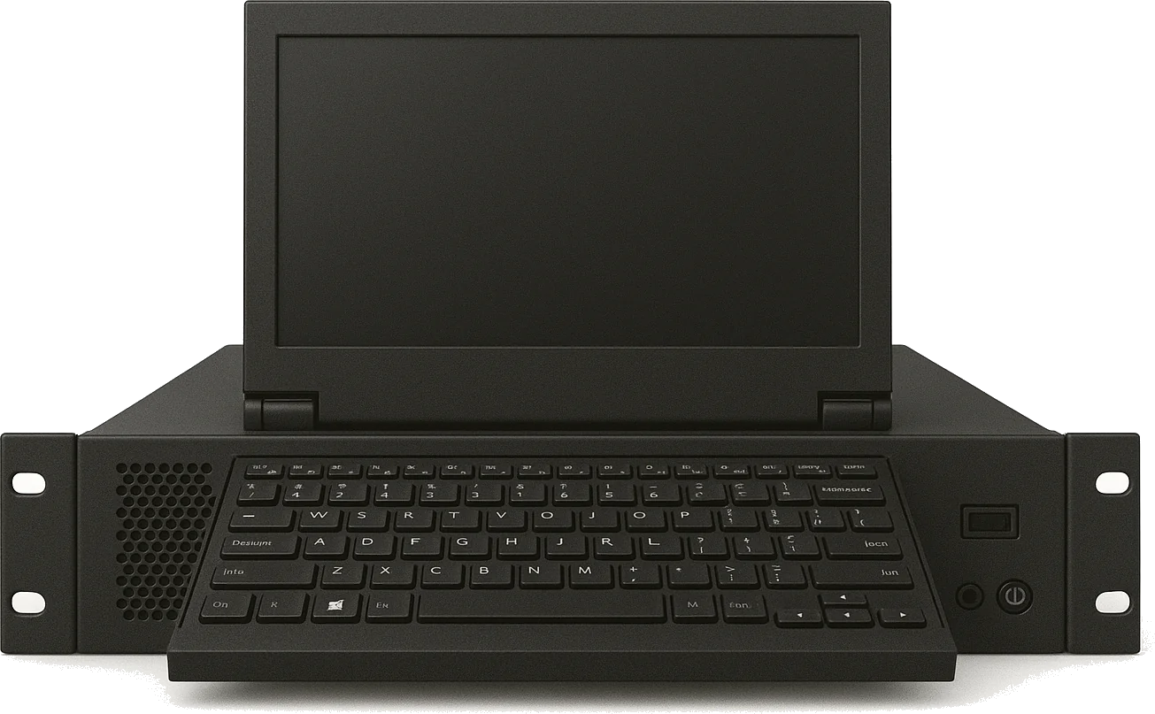 Rackmount PC console